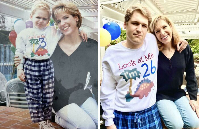 Recreated My Mom’s Favorite Photo Of Us For Mother’s Day
