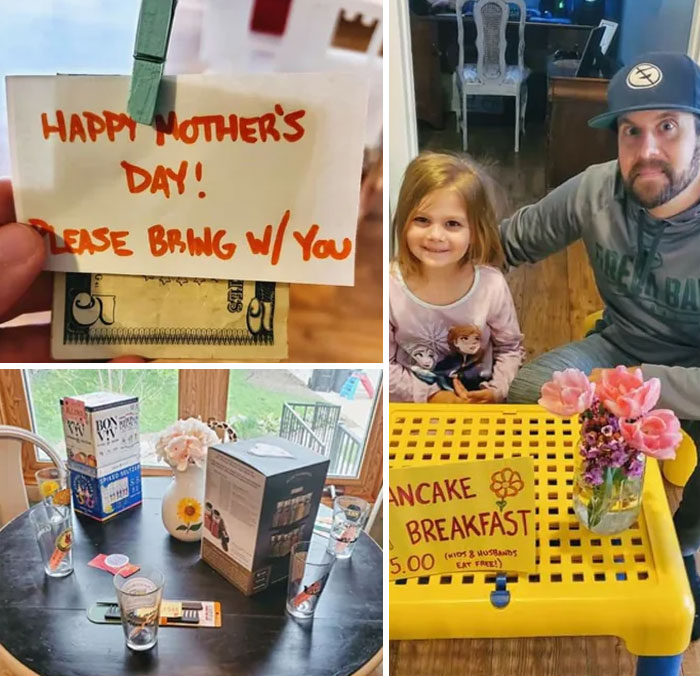 Local Mother's Day Breakfast And Raffle Were Canceled Due To Covid-19. My Daughter And I Had To Create Our Own For My Incredible Wife
