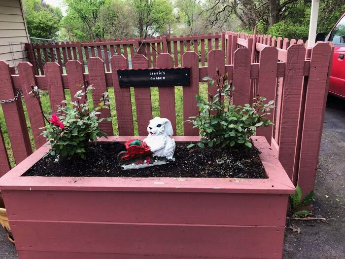 My Grandma Passed Away A Few Months Back. This Would Be My Grandpa's First Mother's Day Without Her. She Loved Gardening So He Made This For Her