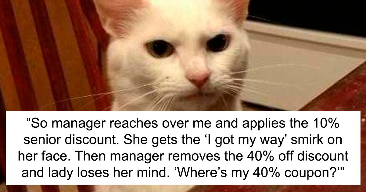 "Where's My 40% Coupon?": People Are Cracking Up At This Story About A Karen Who Demanded To Have Her 10% Senior Discount Instead Of 40% Coupon - Vimarsana News