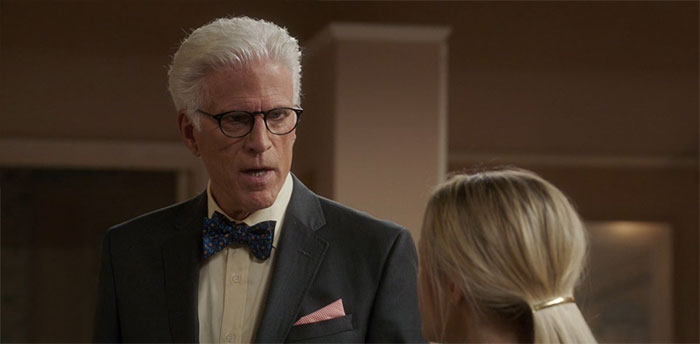 Michael wearing a bow-tie 