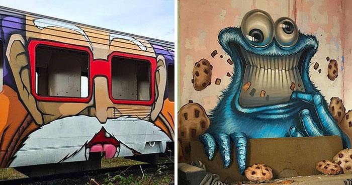 72 Creative Graffiti Art That Turned Blank Walls Into Objects Of Admiration