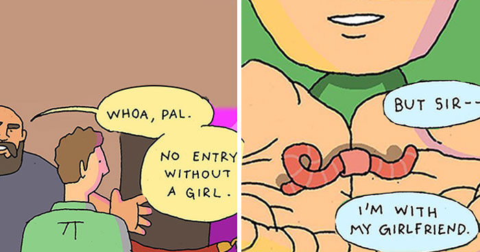 35 Ridiculous Comics With Unexpected Endings By This Artist