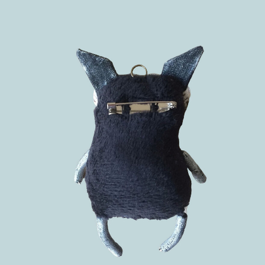 Handmade Brooch Pin Cat