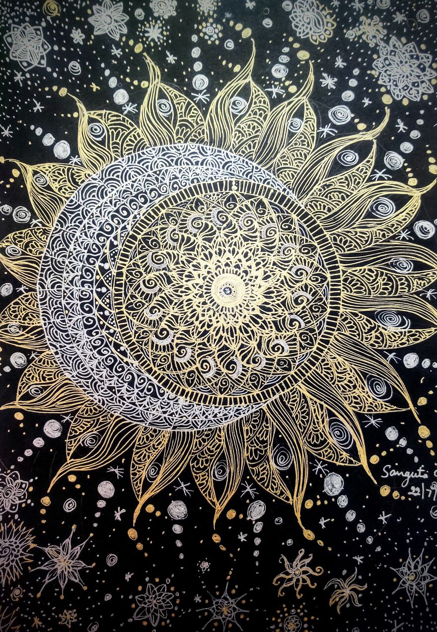 Amazing Pen Art By Sangeeta Cs (7 Pics) Amazing Pen Art By Sangeeta Cs (7 Pics)