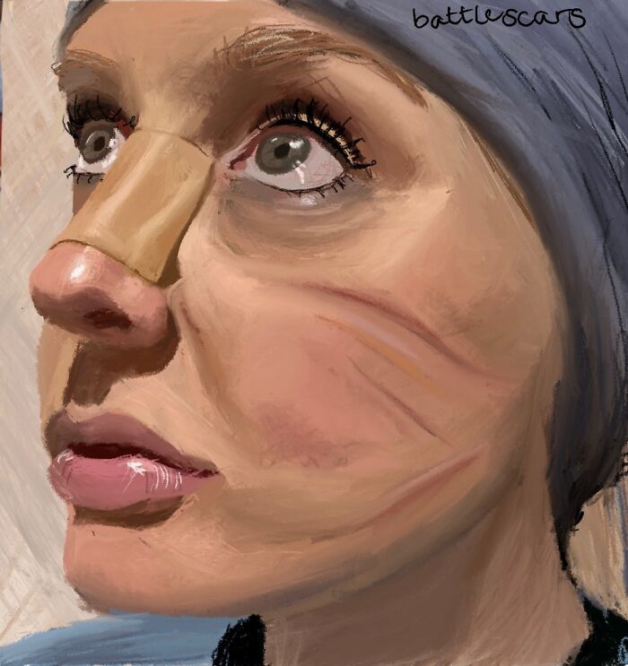 "Battle Scars": I Drew Portraits Of Doctors And Nurses During The Covid Epidemic