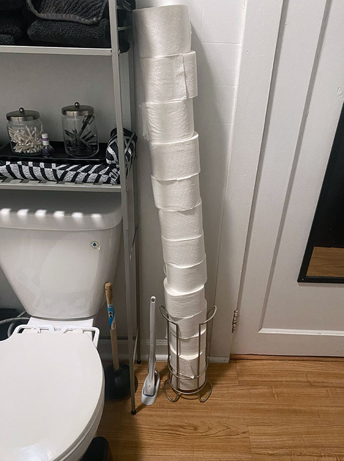 I Asked My Boyfriend To Put Some Toilet Paper In The Bathroom