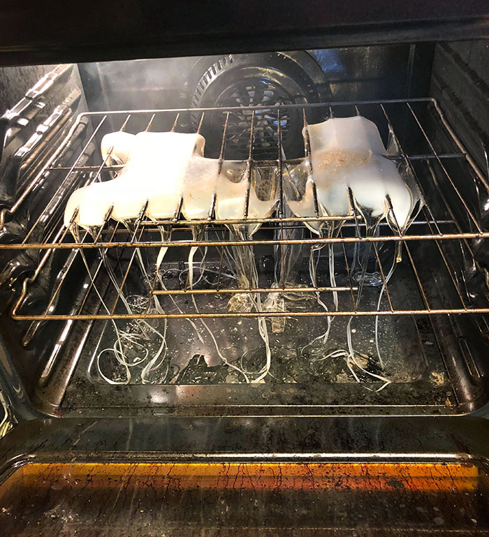 My Husband Put A Plastic Cutting Board In The Oven