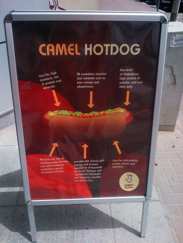 You Can Get Camel Hotdogs In Dubai