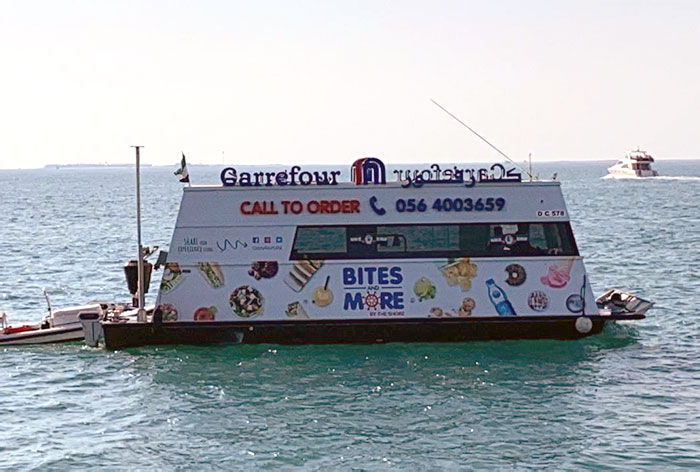 Dubai Has A Supermarket Delivery Boat For When You're Out Sailing