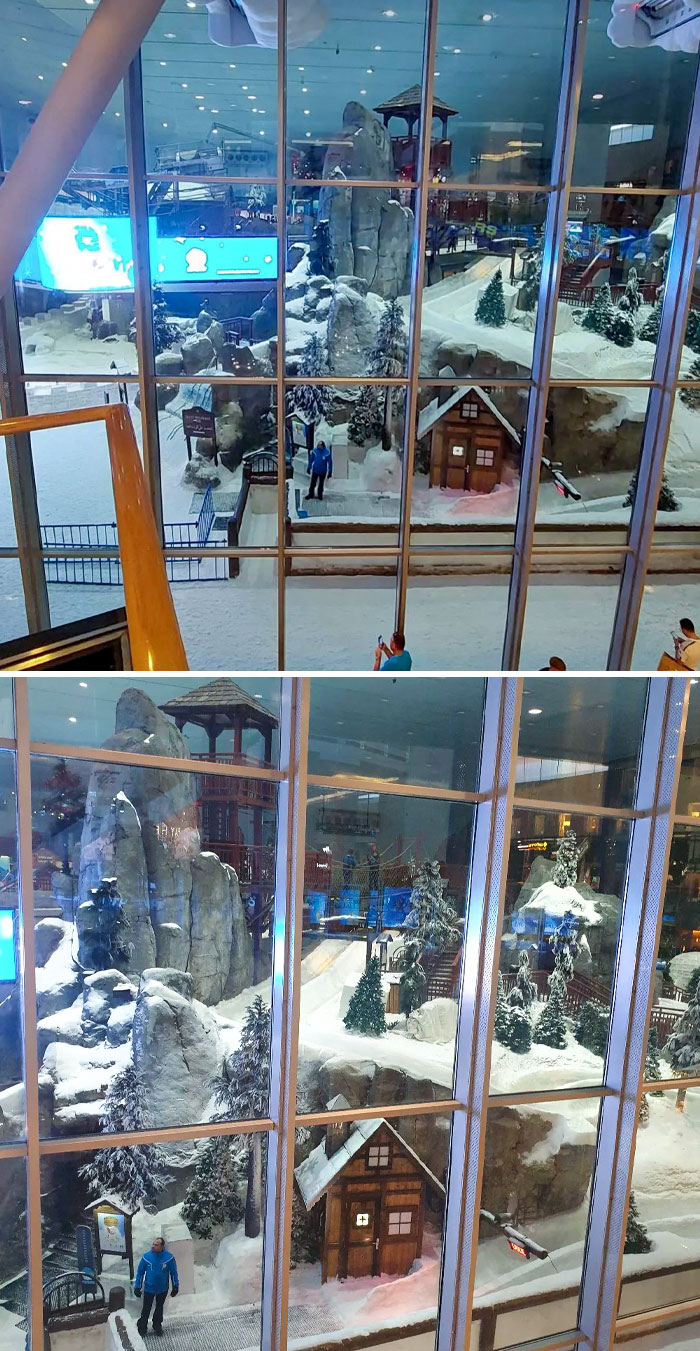 Skiing In The Desert. It Was Impossible To Ski In A City In The Desert, But There Was A Place That Made It A Reality. A Ski Resort Built Inside The Shopping Mall