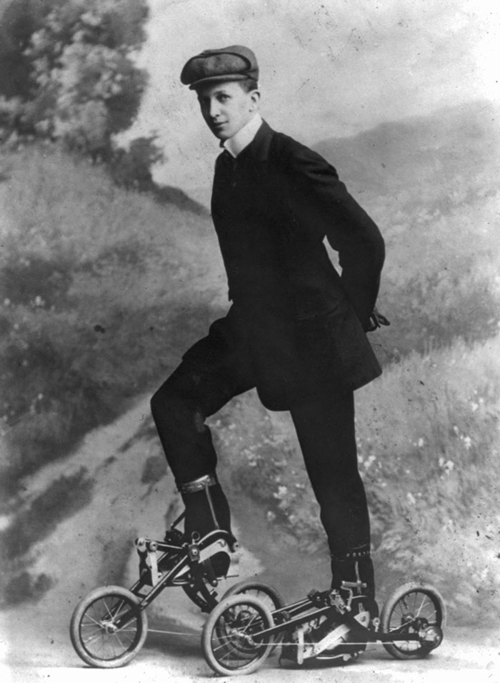 Pedal Roller Skates, 1910