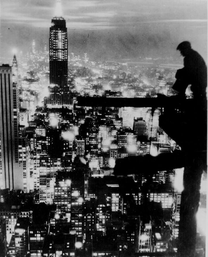 New York City At Night, 1935