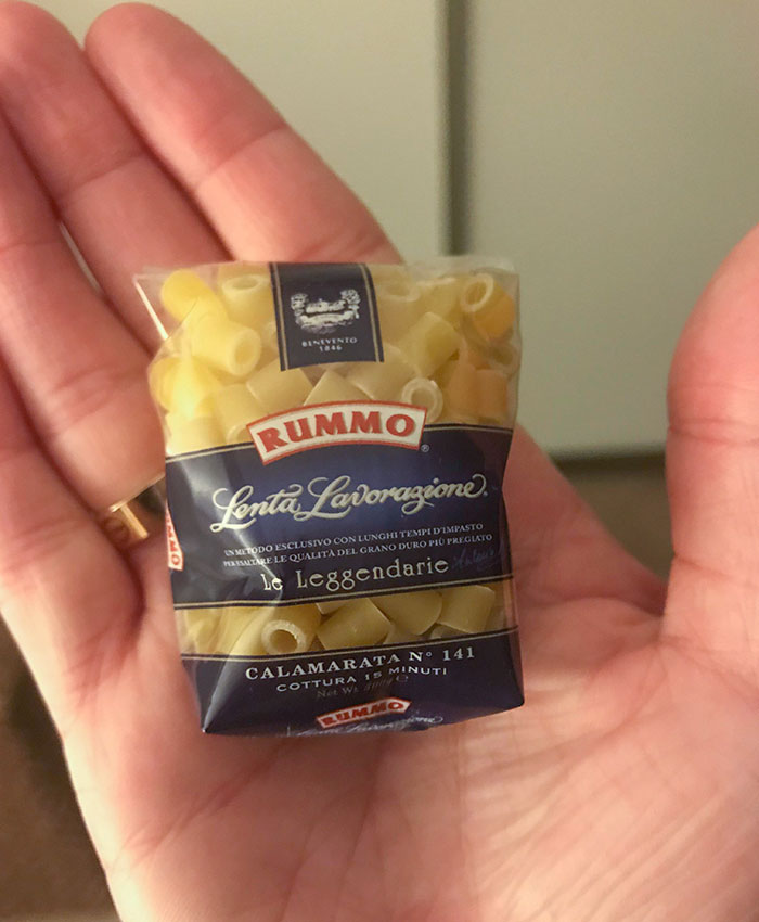 This Tiny Bag Of Pasta I Got In Italy