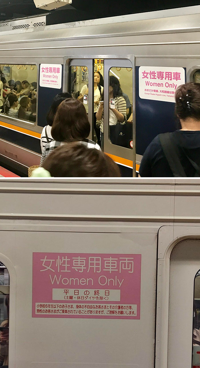 Subways In Japan Have Women-Only Cars