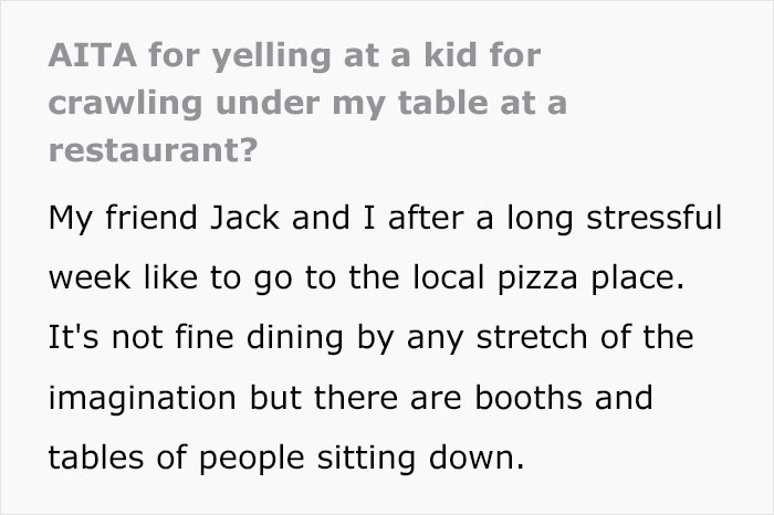 Entitled Parents Let Their Kids Run Around A Restaurant Until One Grabs A Stranger's Legs And Gets Yelled At Entitled Parents Let Their Kids Run Around A Restaurant Until One Grabs A Stranger's Legs And Gets Yelled At