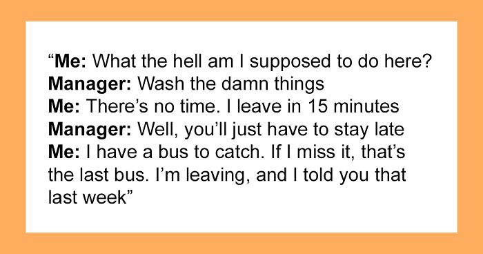 Manager Ignores His Part Of The Deal With Busboy, Regrets It When He Just Up And Leaves, Leaving The Place In Complete Pandemonium