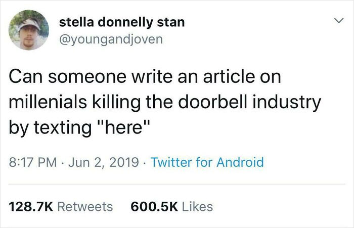 Doorbell? What’s A Doorbell?
