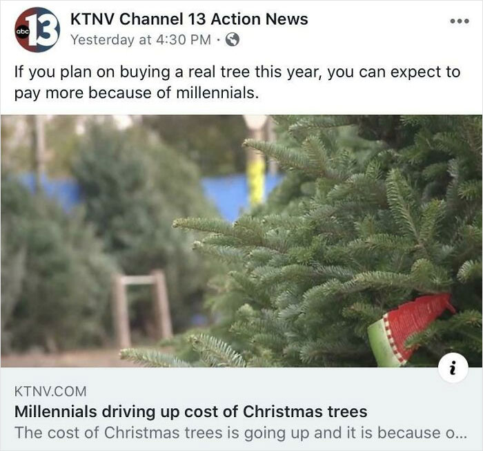 Millennials Ruin Christmas