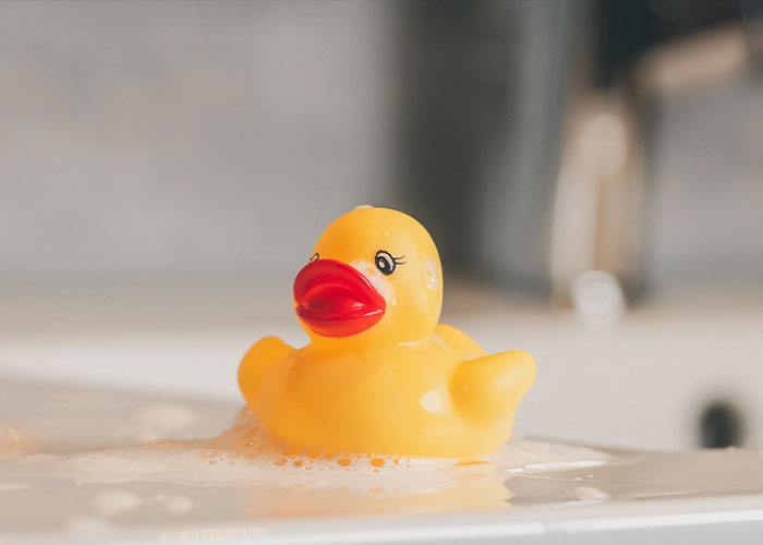 Photo of plastic ducks for the bath