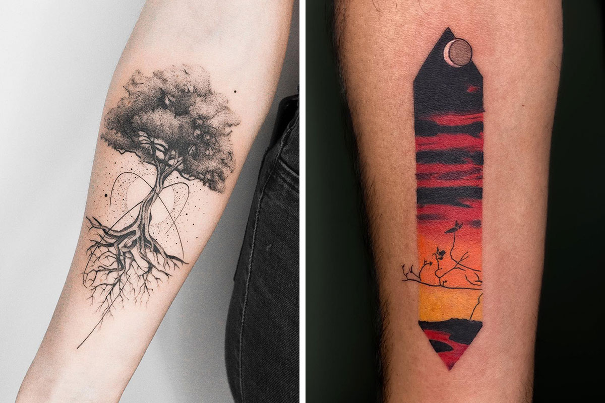 Nature Tattoo Ideas | Photos of Nature Tattoos