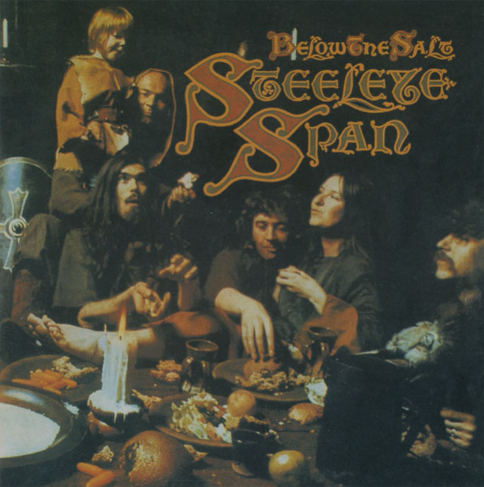 Steeleye Span - Below The Salt album cover, people eating