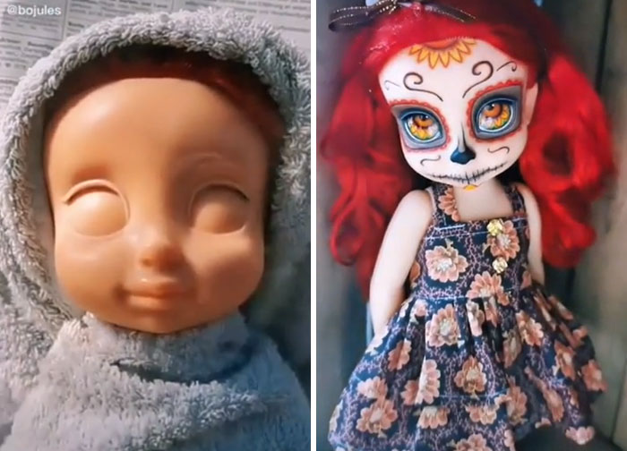 Beautifying A Doll