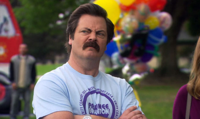Nick Offerman As Ron Swanson