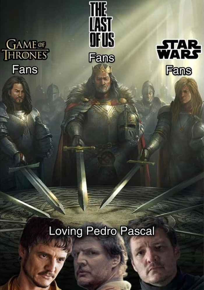Loving Pedro Pascal meme
