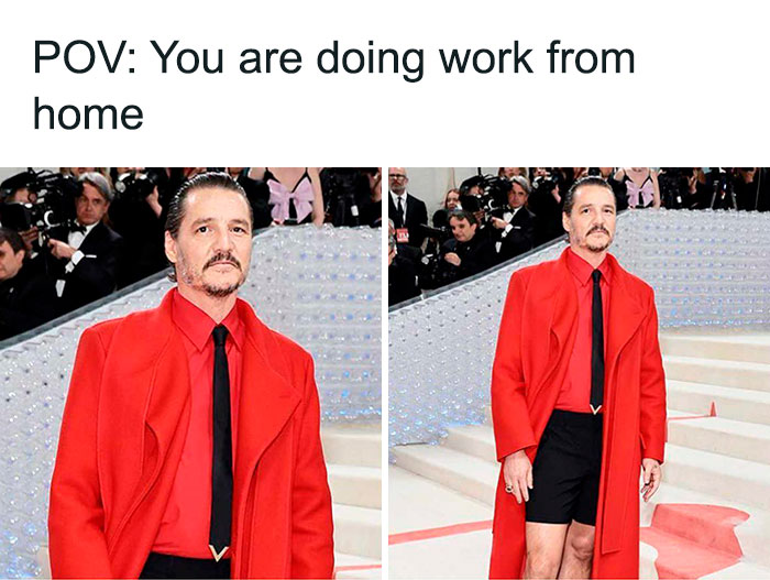 You are doing work from home meme