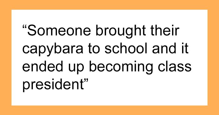 “What Was ‘The Incident’ At Your High School?” (65 Answers)