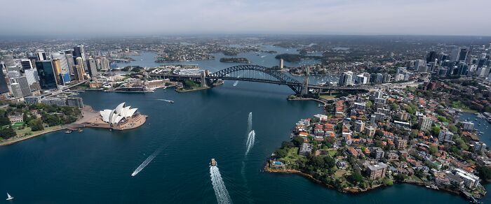 Sydney view from the air