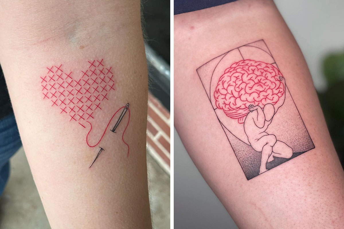 100 Showstopping Red Ink Tattoos We Absolutely Wouldn't Mind Getting