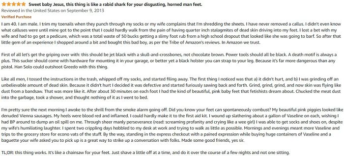 Review For A Foot Rasp