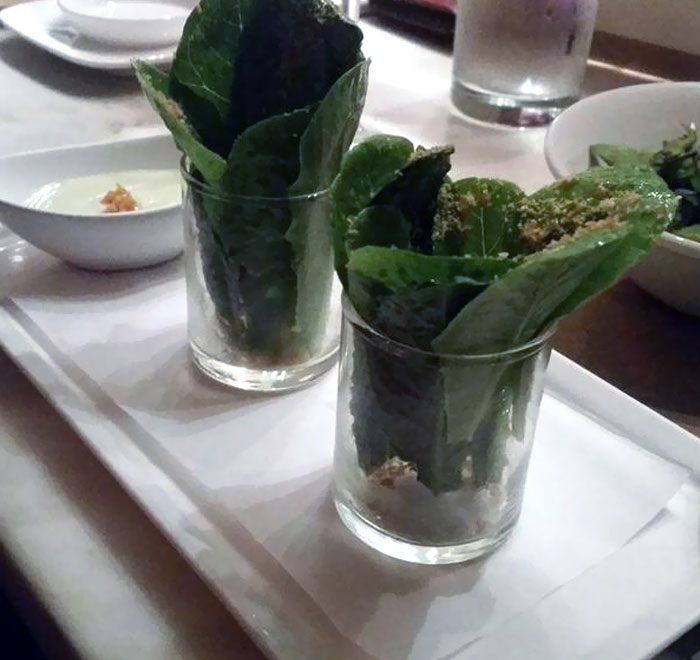 Paid $16 For This Caesar "Salad" At A Concept Restaurant Last Night