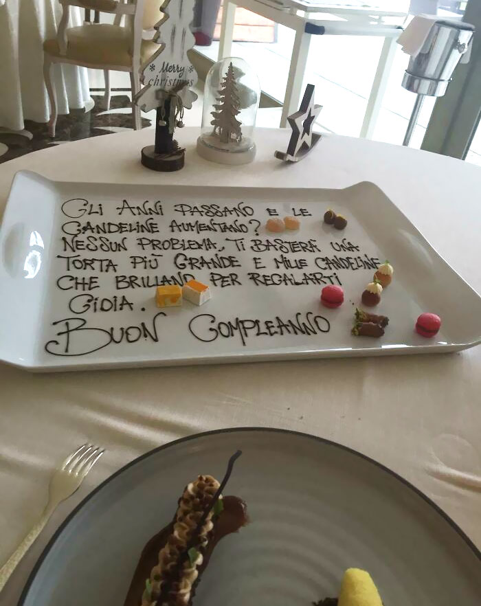 Today Is My Birthday, And My GF Gifted Me A Lunch In A One-Michelin-Star Restaurant, And This Is What The Chef Made For The Occasion. Such An Amazing Gift