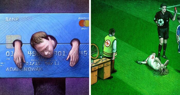 Illustrator Reveals What’s Wrong With Our Modern Society (35 New Works)