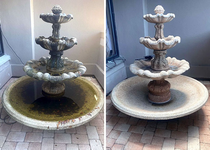 Got It Done Today. Fountain Was All Cleaned Up