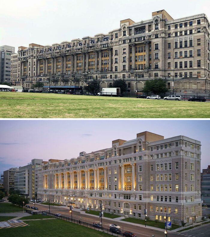 Cook County Hospital, Chicago, Il. Built 1914, Abandoned 2002, Converted Into Hyatt Place/Hyatt House In 2018