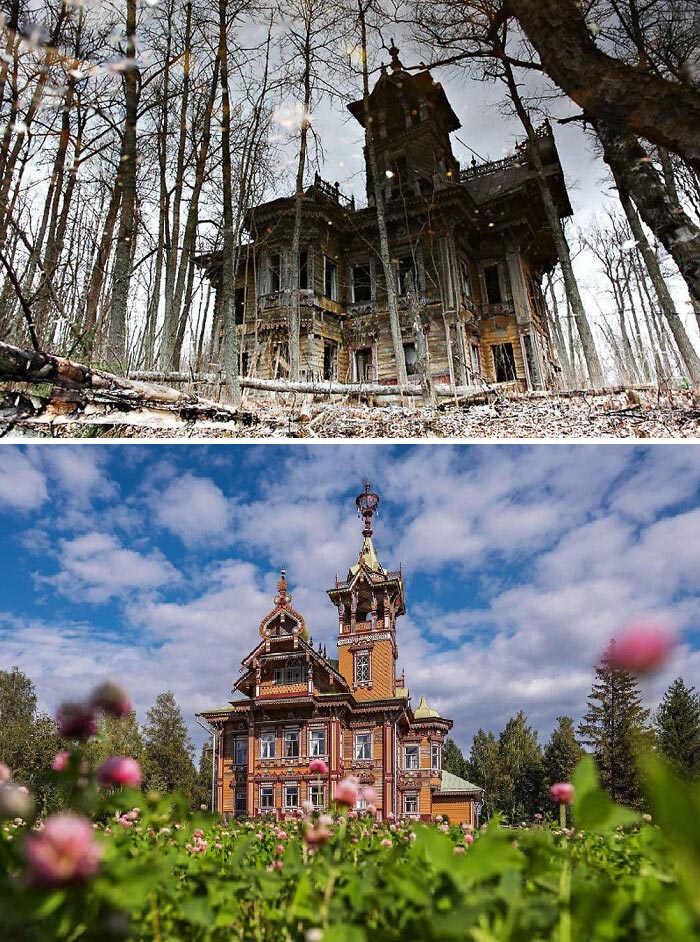 The Restoration Of A Mansion In Astashova, Russia
