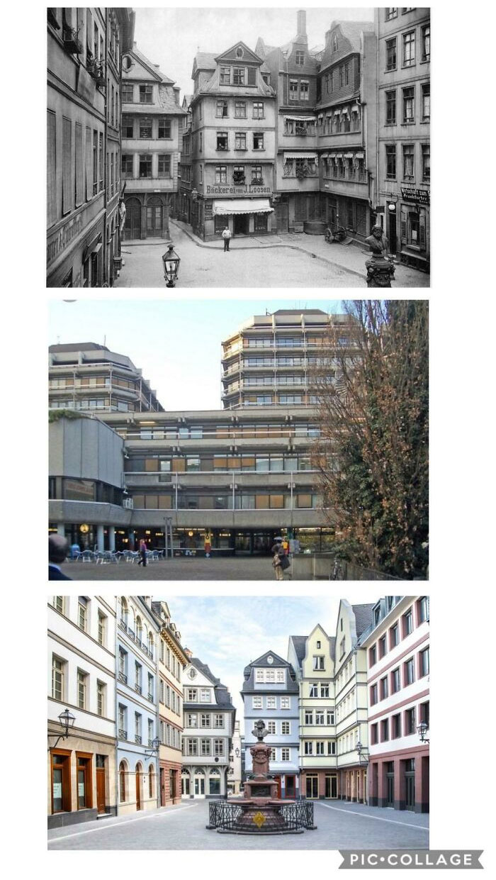 The Old Town Of Frankfurt (Altstadt, Frankfurt Am Main), Germany. Destroyed During Ww2 And Completely Rebuilt In 2018