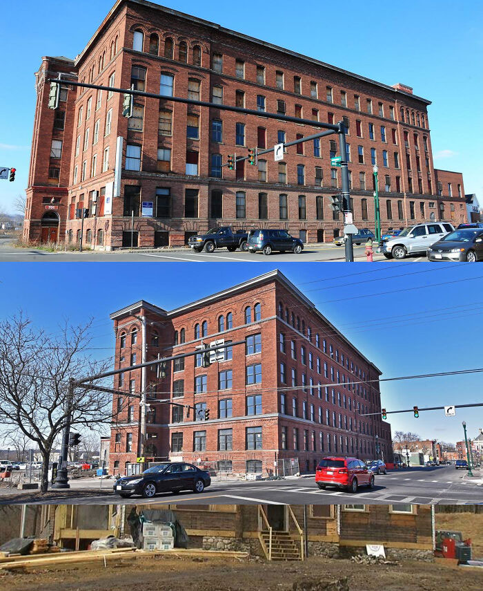 Collar Factory Lofts, Troy, NY. Built In 1898, Abandoned Late 80s. Converted 2018