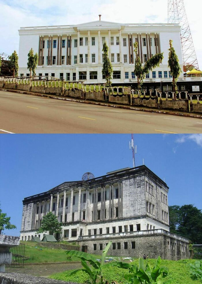 Grand Masonic Temple Monrovia, Liberia: Heavily Damaged During The Liberian Civil War, Renovated In 2018