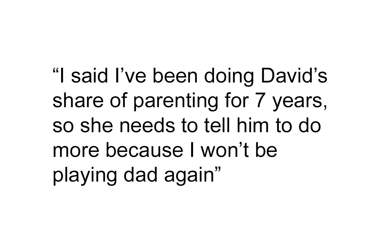 Woman Tells Sister Her Husband Needs To Step Up With His Parenting