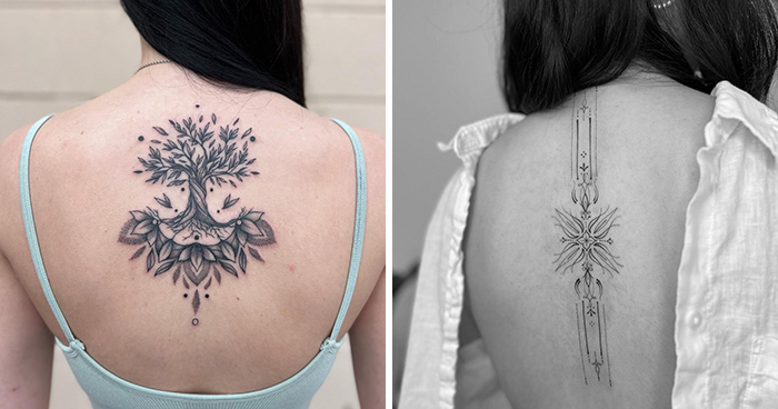 91 Beautiful Spine Tattoos That Make The Pain Worth It