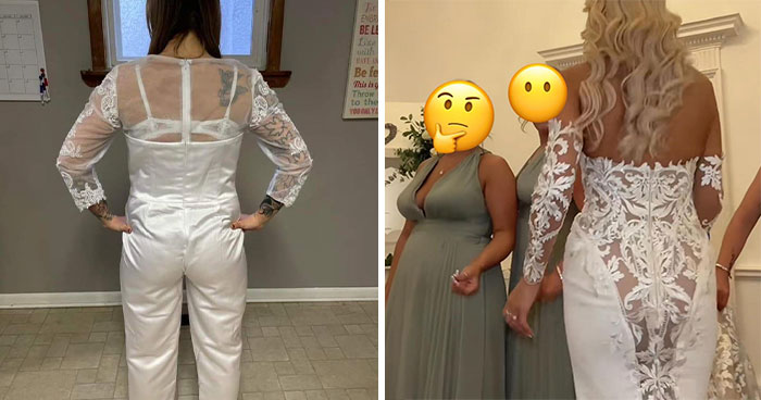“That’s It, I’m Wedding Dress Shaming”: 30 Times People Just Had To Shame Ugly, Horrible Or Plain Hilarious Dresses Online