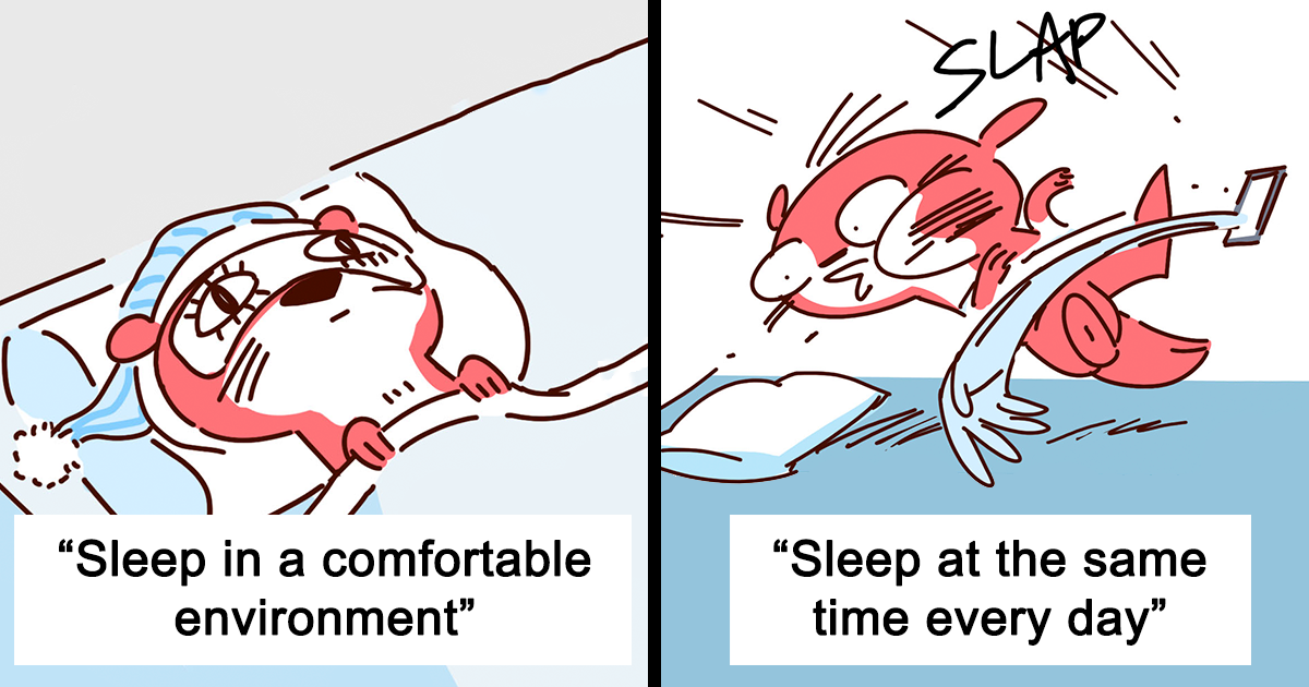 “The Big Sleep Guide”: My Comic On How To Sleep Better | Bored Panda
