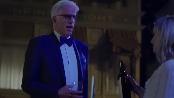 Michael wearing a bow-tie 