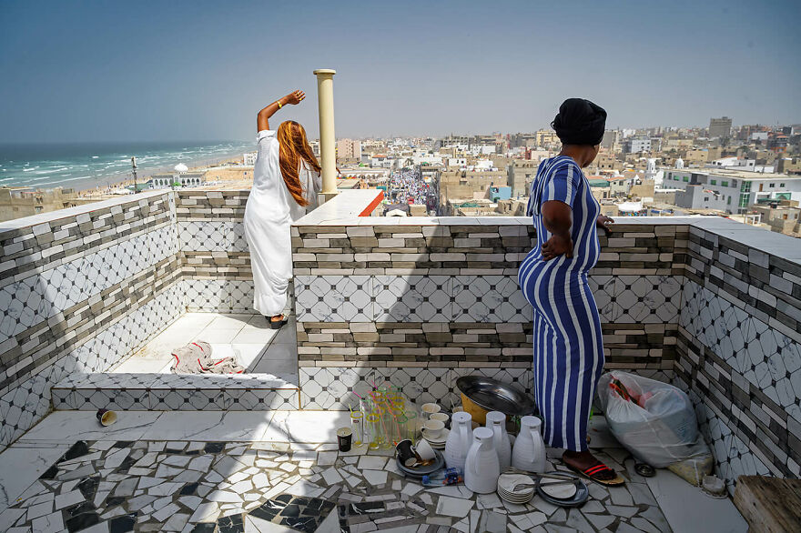 "At The Top Of The Tallest Building In Yoff"