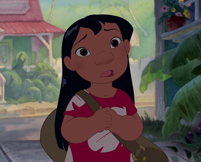 Lilo looking from Lilo & Stitch